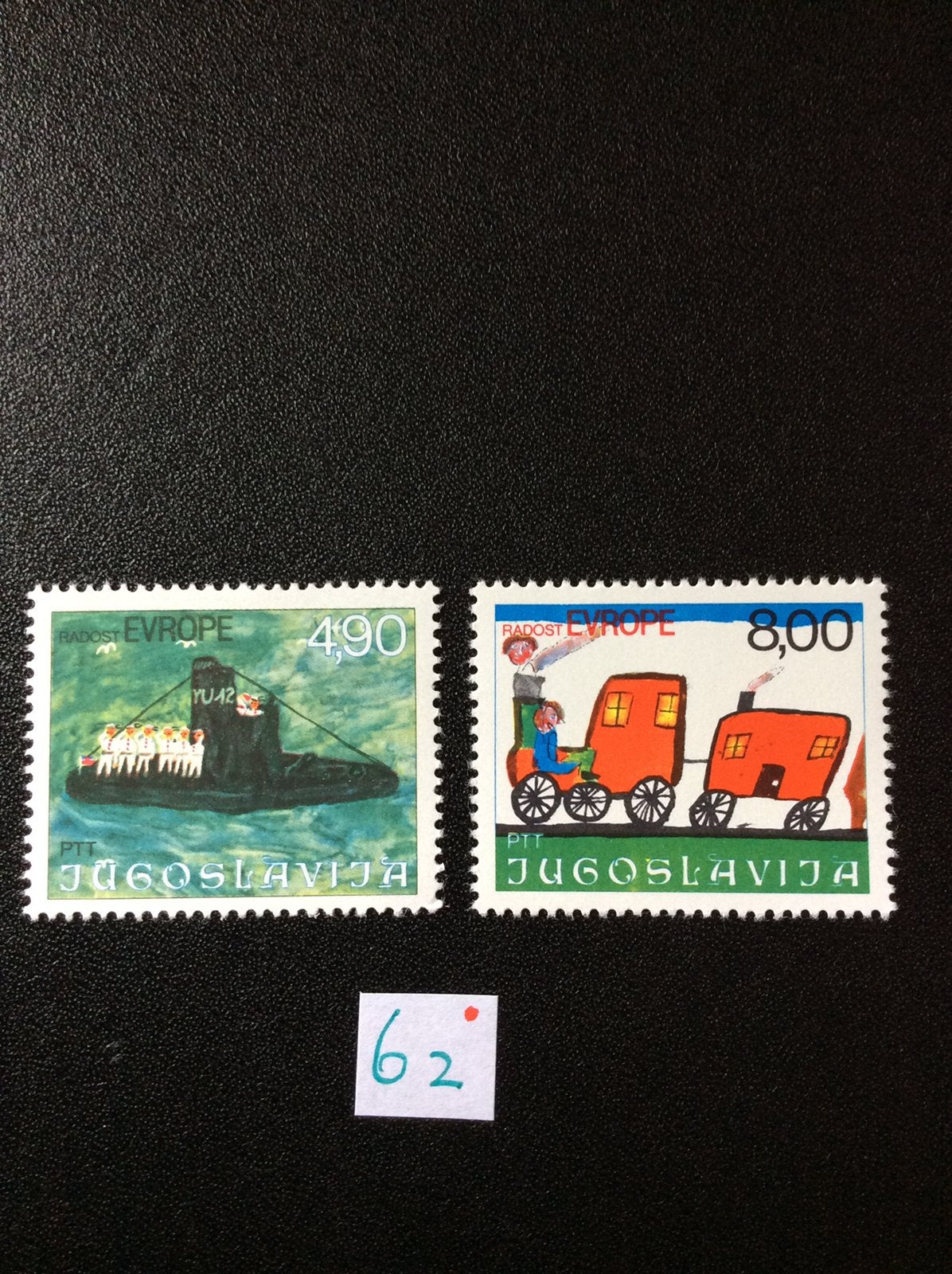 Joegoslavie postzegels 1976 pfr Mi 1664/65, Ophalen of Verzenden, Joegoslavië, Postfris