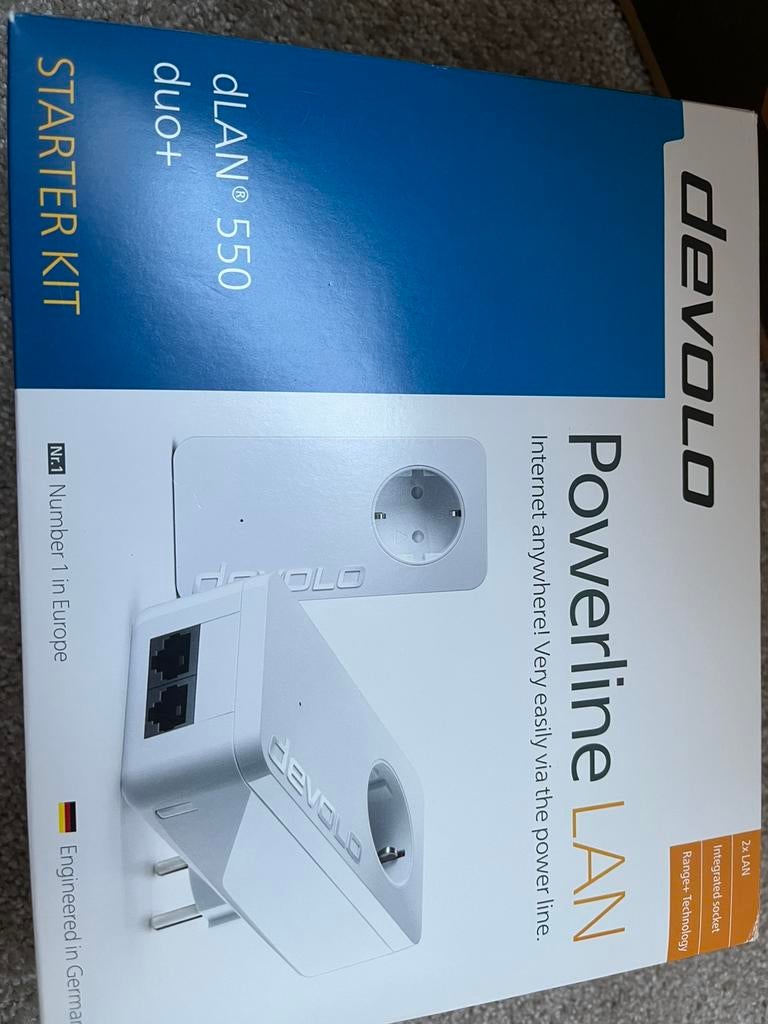 Power line LAN Devolo, Computers en Software, Powerlines, Ophalen of Verzenden, Zo goed als nieuw, Onbekend