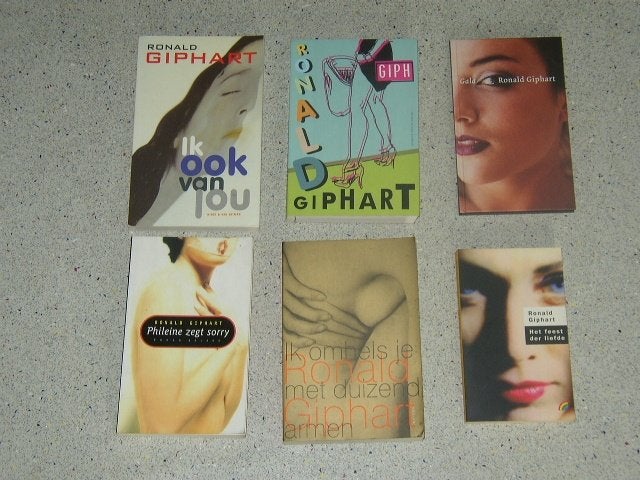 Ronald Giphart zes mooie boeken prijs is incl. verzending, Boeken, Verzenden, Zo goed als nieuw, Ronald Giphart, Nederland