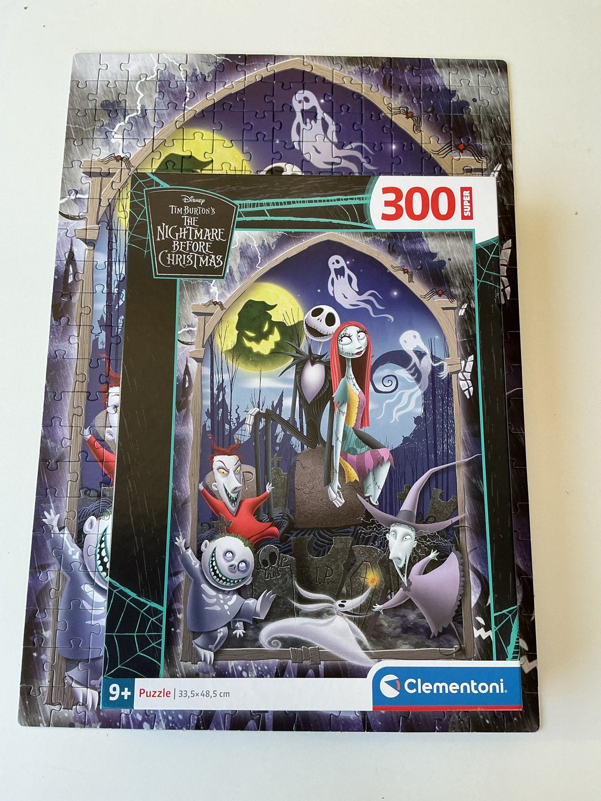 Disney The Nightmare Before Christmas Puzzel 300 stukjes, Ophalen of Verzenden, Minder dan 500 stukjes, Zo goed als nieuw, Legpuzzel