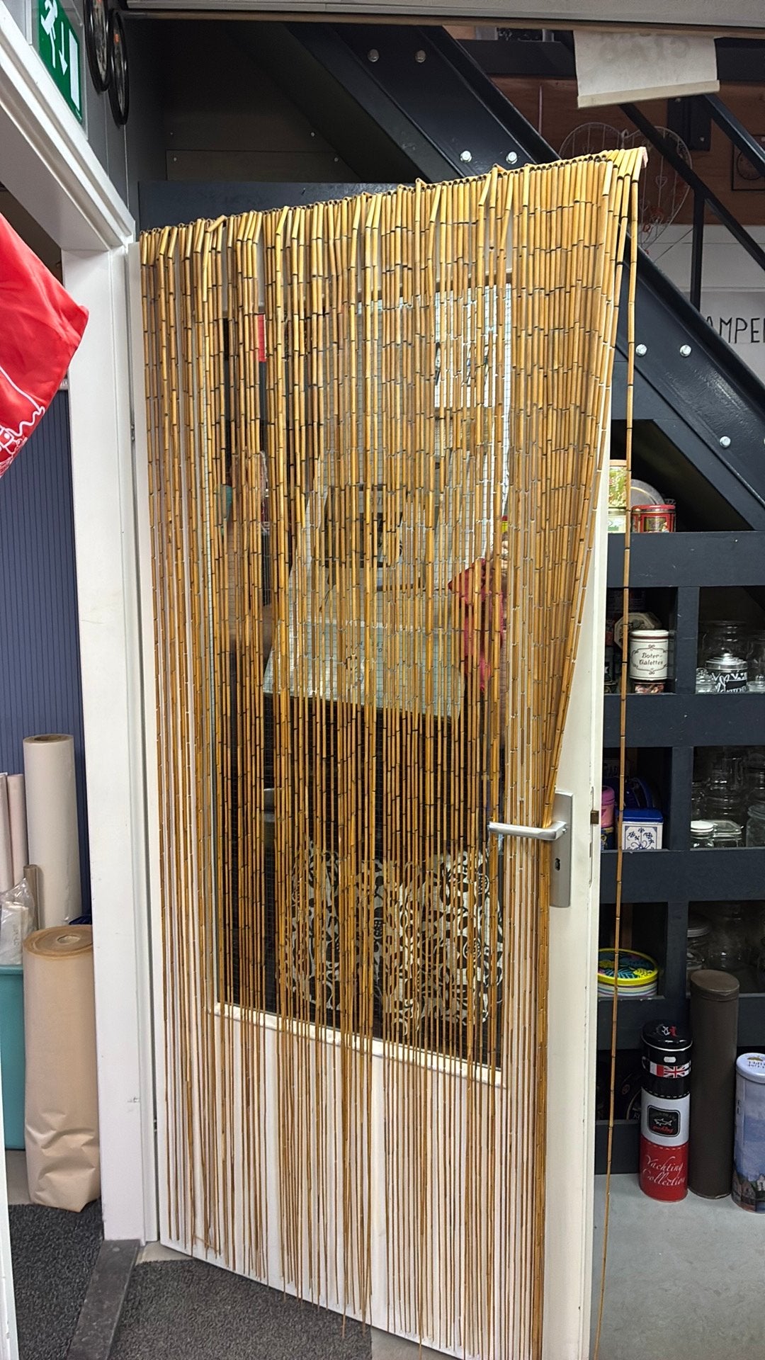 Vintage vliegengordijn bamboe, Tuin en Terras, Schuttingen, Ophalen, -, Minder dan 3 meter, -