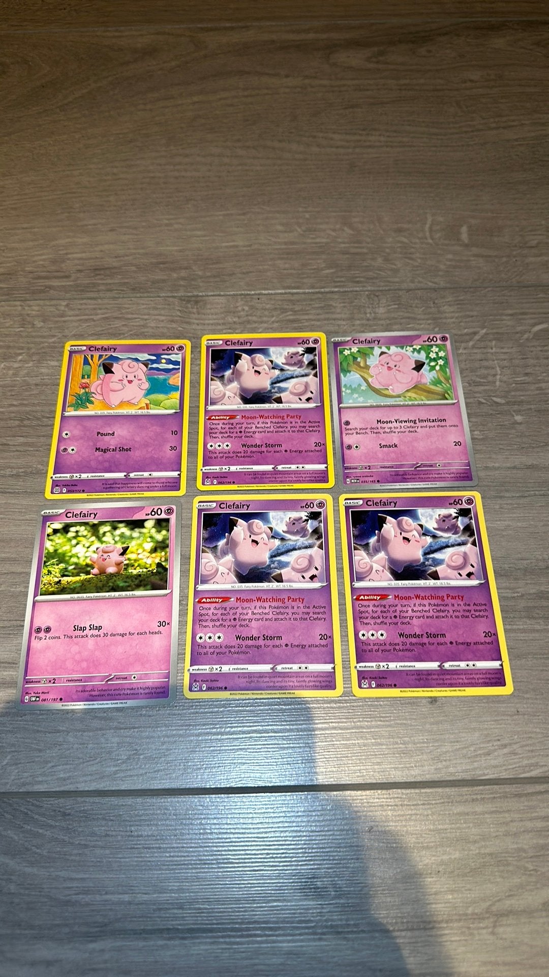 6x Clefairy - Pokemon Kaart, Ophalen of Verzenden, Zo goed als nieuw