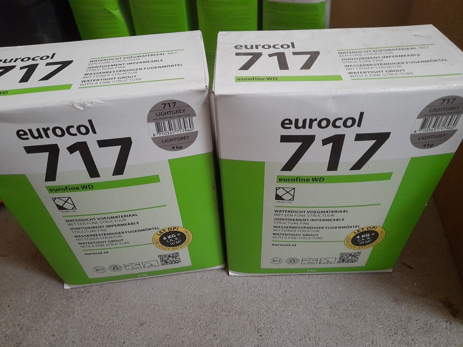 Eurocol 717 waterdicht voegmiddel, Doe-het-zelf en Verbouw, Tegels, Overige typen, Nieuw, 10 m² of meer, Overige materialen