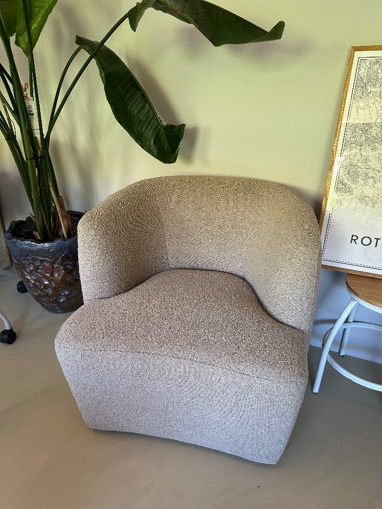 Lounge chair, Huis en Inrichting, 75 tot 100 cm, Ophalen of Verzenden, 50 tot 75 cm, Gebruikt