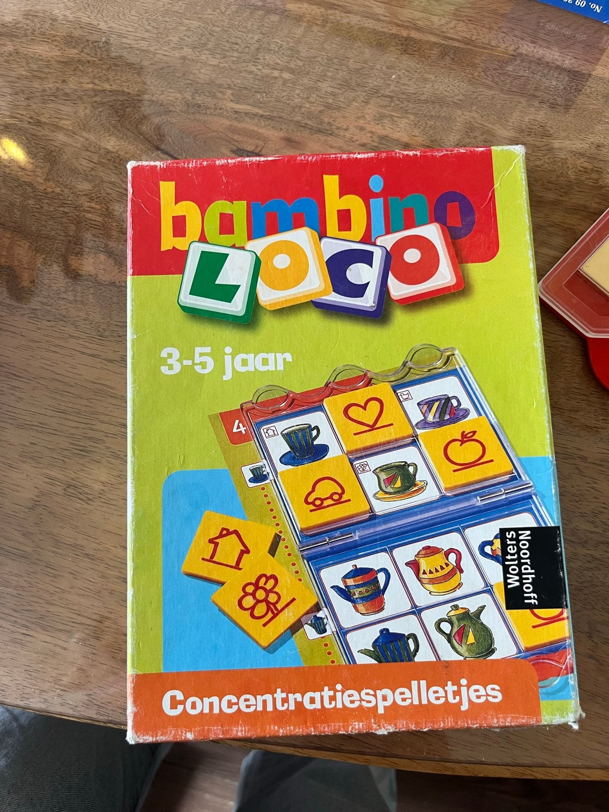 Bambino Loco Concentratiespelletjes 3-5 jaar, Ophalen of Verzenden, Gebruikt, Puzzelen