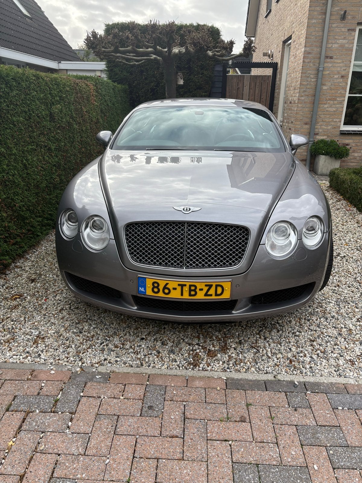 Bentley Continental 6.0 W12 GT 2006 Grijs, Auto's, Automaat, 12 cilinders, Vierwielaandrijving, Particulier