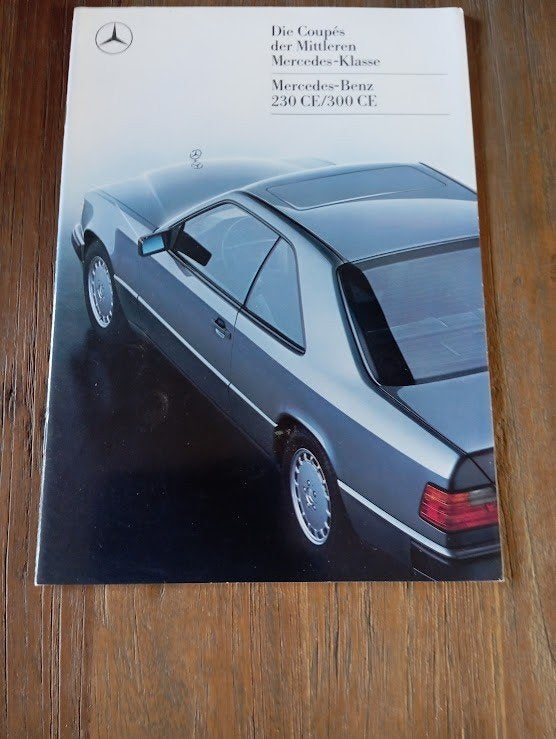 Mercedes Die Coupe / 230 CE / 300 CE 1 / 1987 34 pag., Verzenden, Zo goed als nieuw, Mercedes
