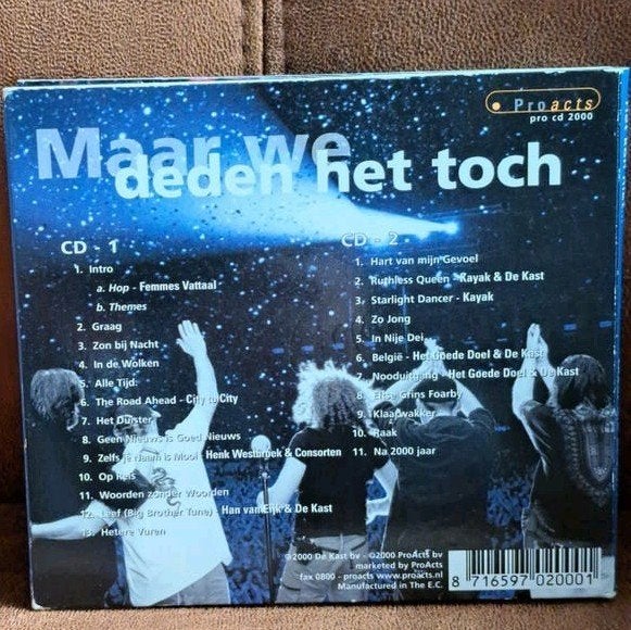 2 cd box  De Kast. met vrienden en orkest, Boxset, Pop, Ophalen of Verzenden, Digipak