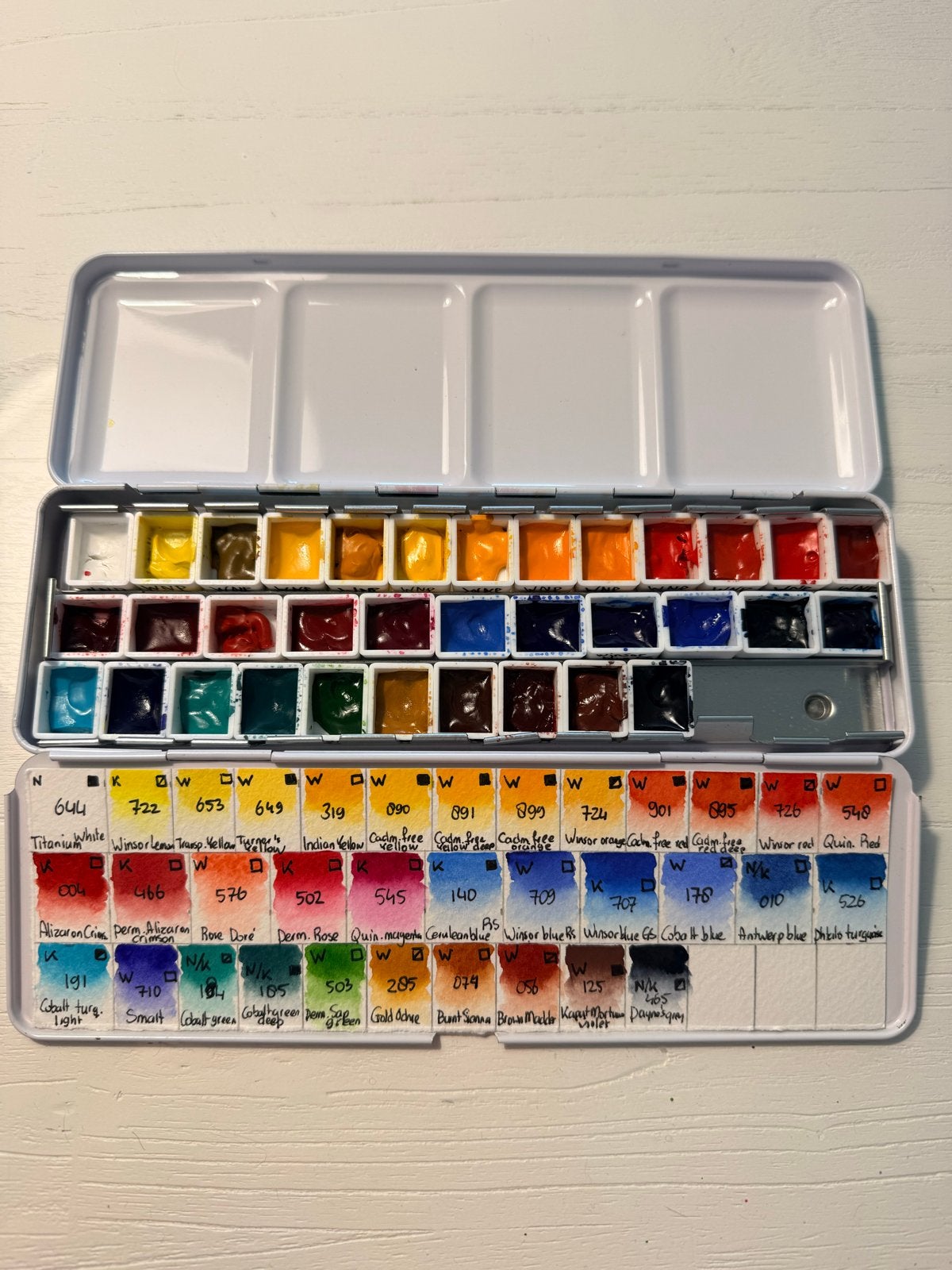 Winsor Newton Professional aquarelverf set - 34 kleuren, Hobby en Vrije tijd, Ophalen of Verzenden, Nieuw, Waterverf
