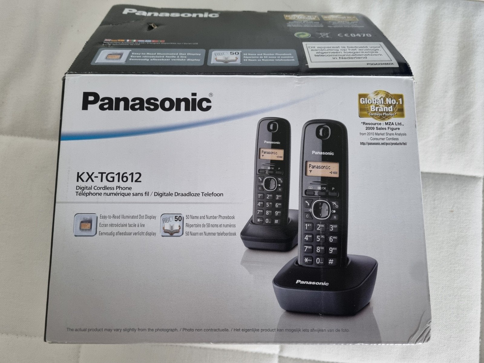 Panasonic KX-TG1612 Digitale Draadloze Telefoon, Ophalen of Verzenden, Nieuw, 2 handsets