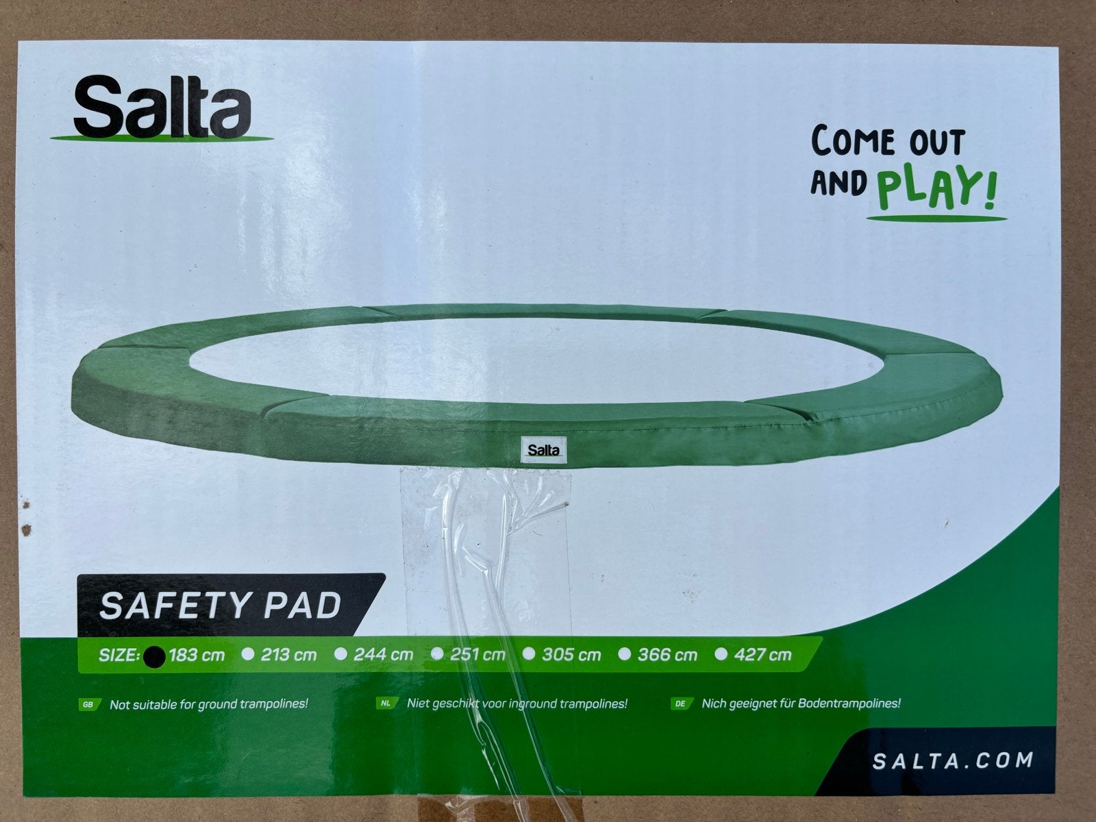 Salta Trampoline Veiligheidsrand 183 cm - Nieuw in doos, Ophalen of Verzenden, Nieuw