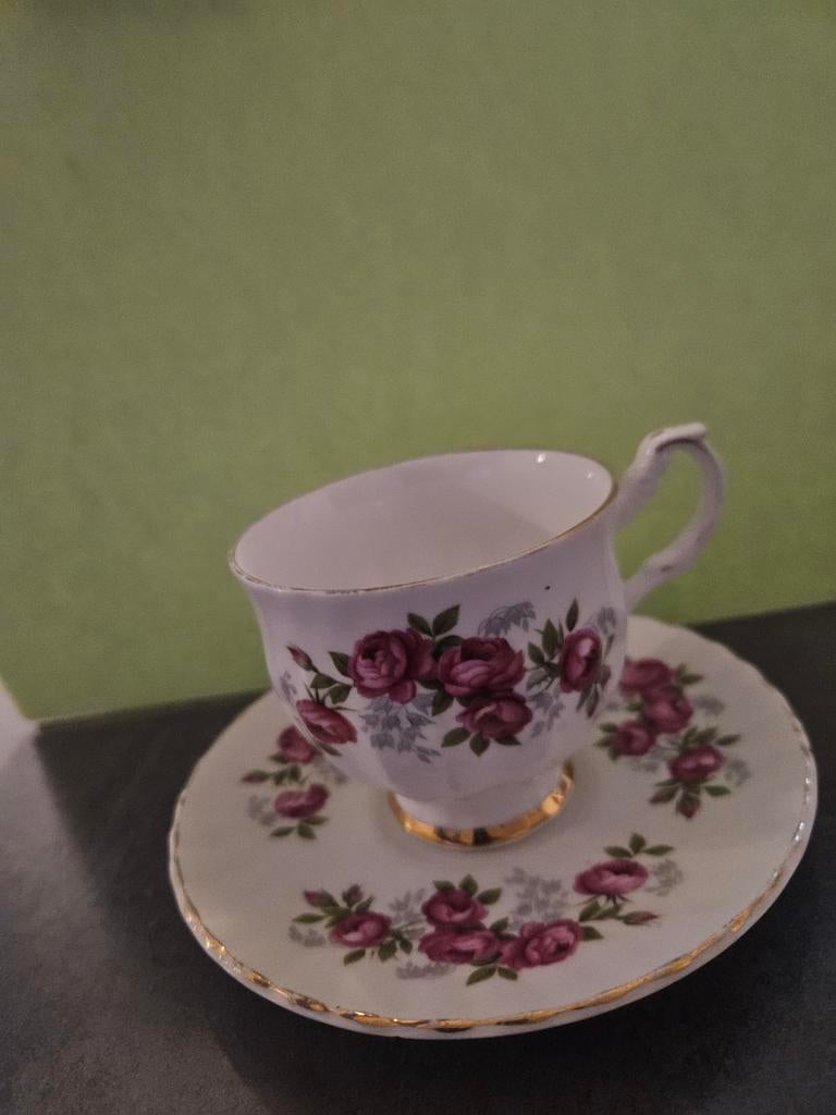 Vintage Royal Sutherland Kop en Schotel, Ophalen of Verzenden
