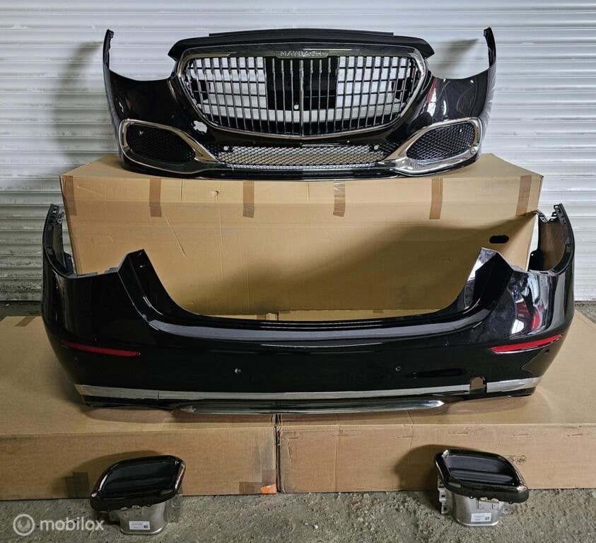 W223 V223 maybach bumperset mercedes maybach bumper voor, Gebruikt, Ophalen of Verzenden