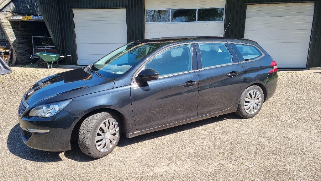 Peugeot 308 1.6 E-hdi 88 KW SW 2014 Zwart, Voorwielaandrijving, 4 cilinders, Zwart, Origineel Nederlands