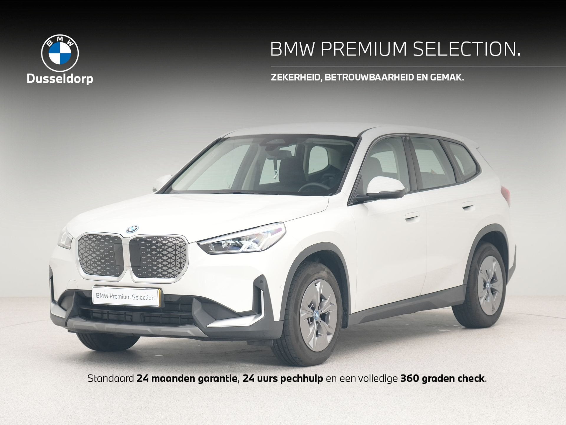 BMW iX1 eDrive20 67 kWh SoH 100% (bj 2025, automaat), Auto's, Dealer onderhouden, Stof, Gebruikt, 750 kg
