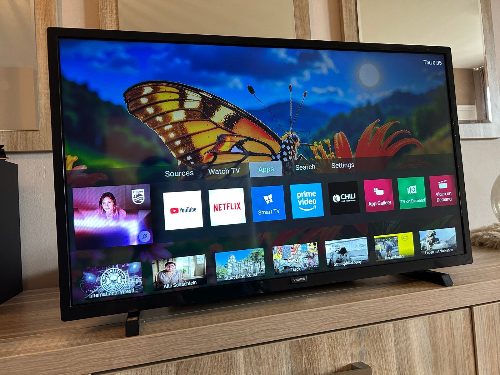 Philips Smart TV 32PFS5803/12 - Zo goed als nieuw, Ophalen, Philips, LED, 80 tot 100 cm