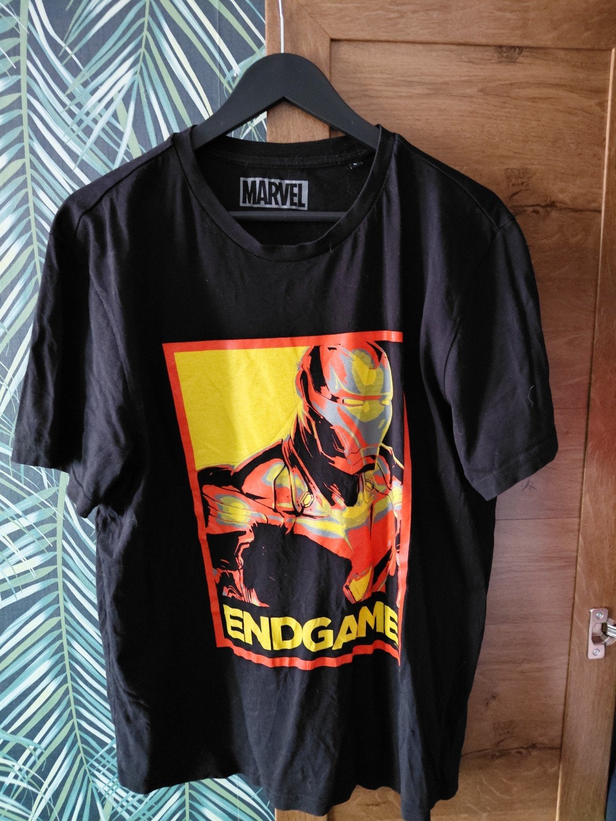 Avengers End Game t-shirt Marvel Iron Man., Maat 52/54 (L), Zwart, Ophalen of Verzenden, Marvel