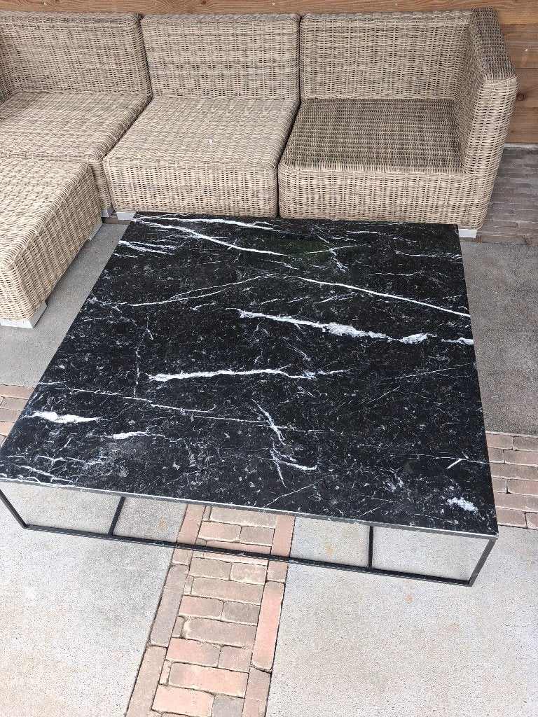 Minotti Salontafel, Huis en Inrichting, Ophalen, Overige materialen, Vierkant, Zo goed als nieuw
