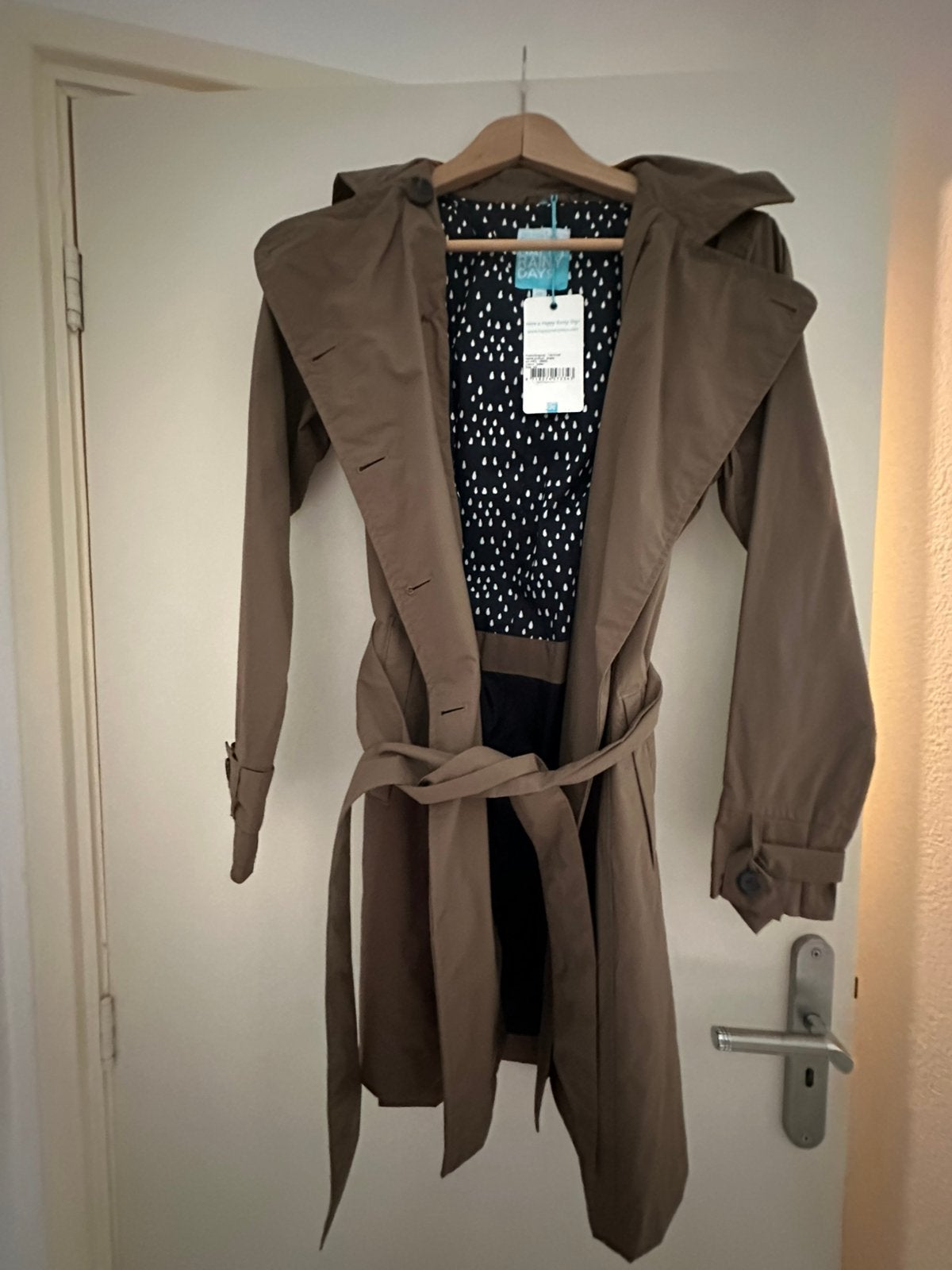 Jas van Happy Rainy Days, Ophalen of Verzenden, Nieuw, Maat 34 (XS) of kleiner, Bruin