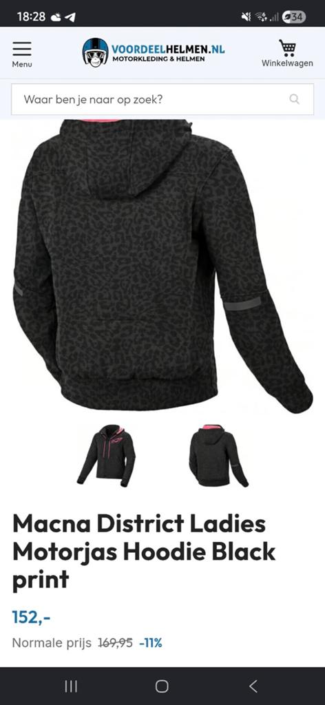 Dames motorkleding macna 2xl, Motoren, Ophalen of Verzenden, Tweedehands, Dames