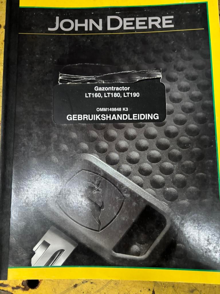 John deere handleiding LT160, LT180 en LT190 maaier, Ophalen of Verzenden