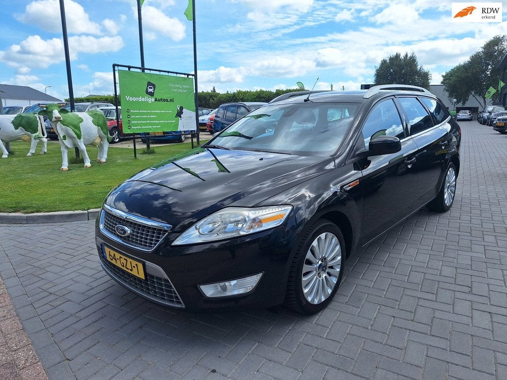 Ford Mondeo Wagon 2.0-16V Titanium / Nette auto / APK juli 2, Auto's, Ford, Gebruikt, Mondeo, Zwart, Origineel Nederlands