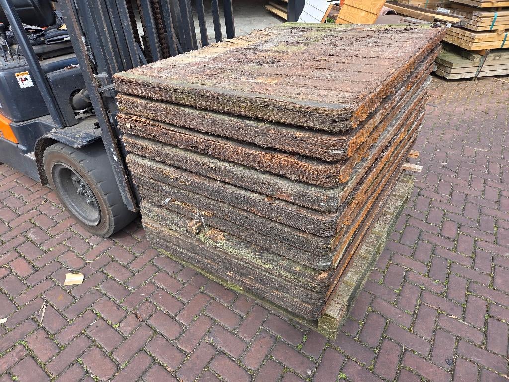 10 Multiplex steenschotten - gebruikt - Paknr: D26, Ophalen, Gebruikt