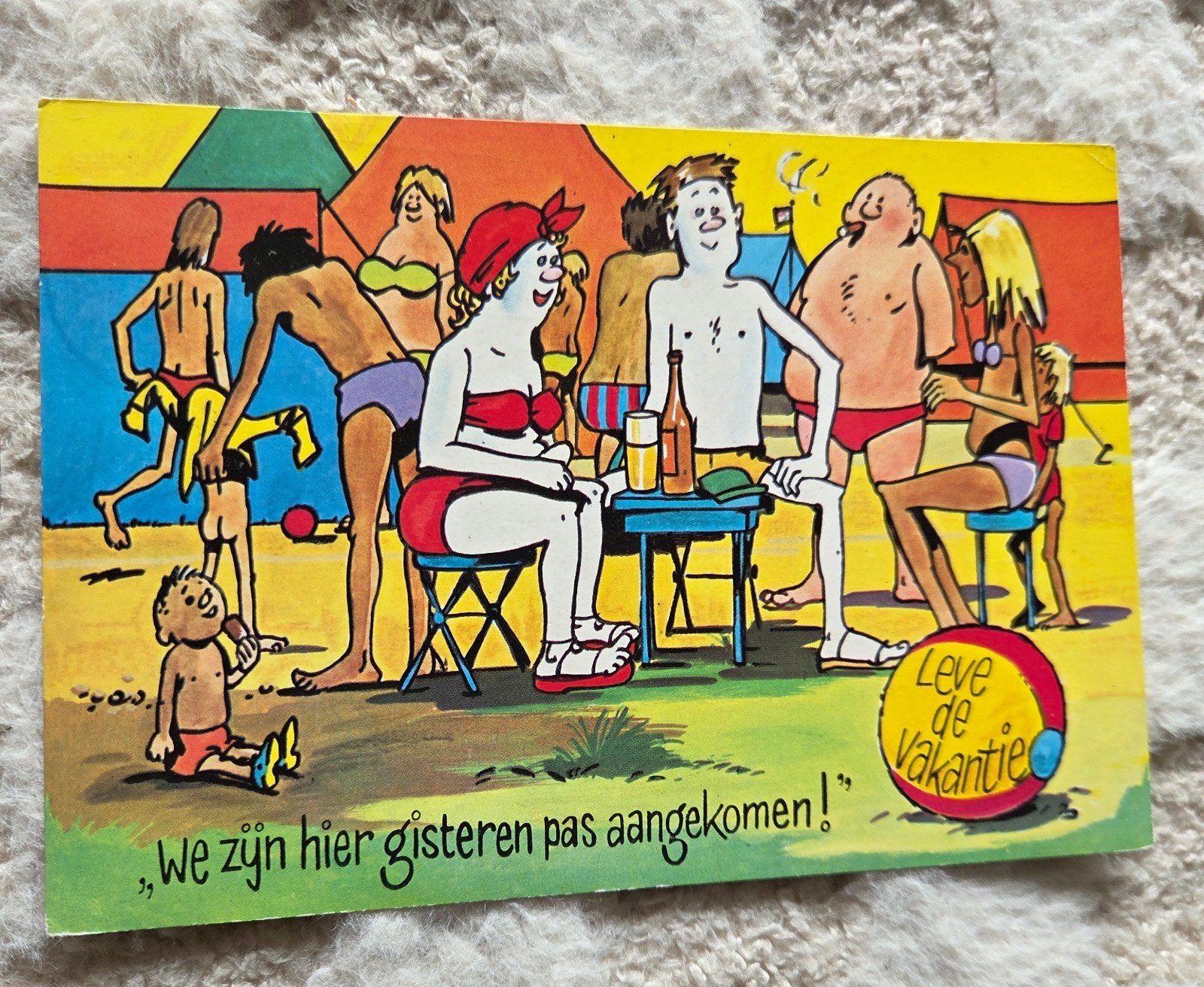 Leve de Vakantie! (1972), Verzamelen, Ansichtkaarten | Themakaarten, Verzenden, 1960 tot 1980, Gelopen, Overige thema's