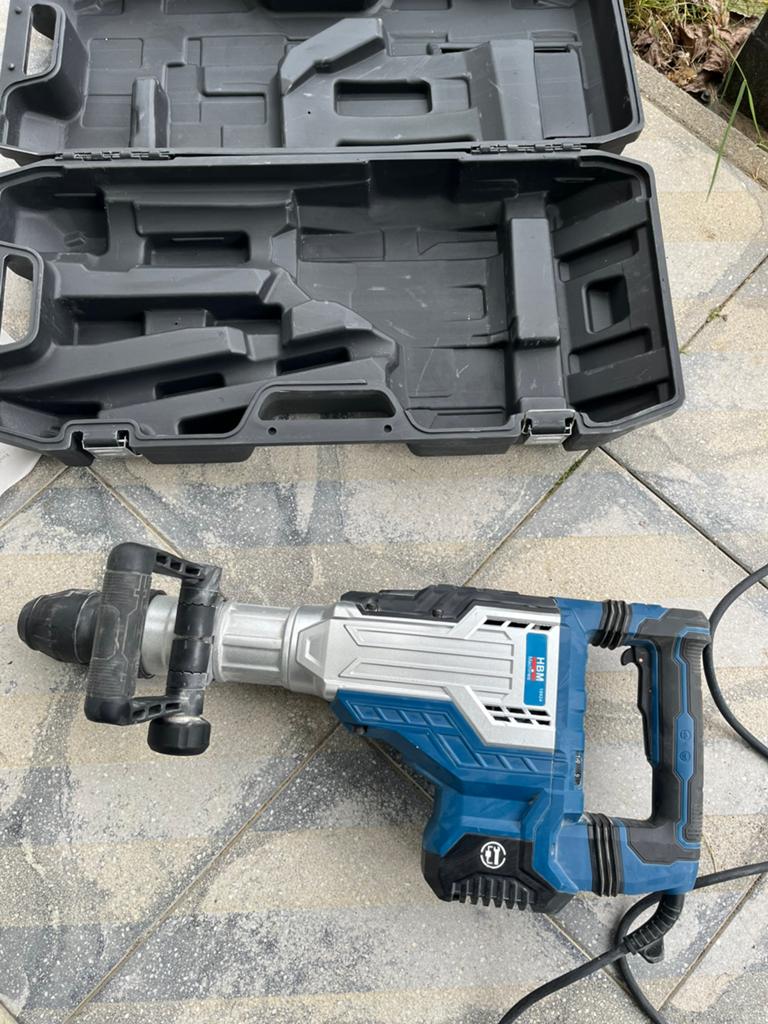 Hbm professionele sloophamer / breekhamer 1700 watt, Ophalen, Zo goed als nieuw, Boor- en/of Breekhamer