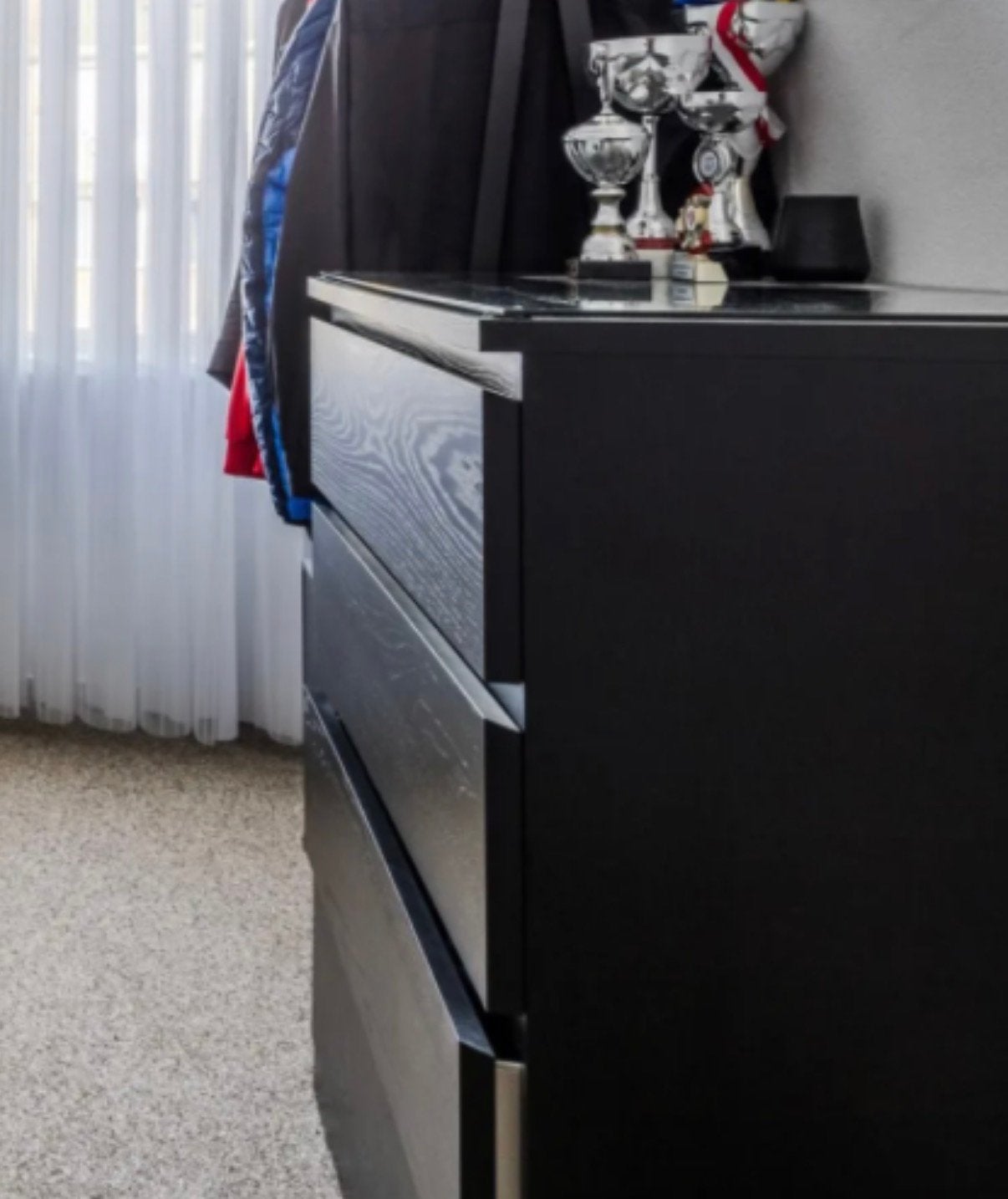 Ikea ladekast, Huis en Inrichting, Kasten | Ladekasten, Ophalen, Gebruikt, 50 tot 100 cm, Glas