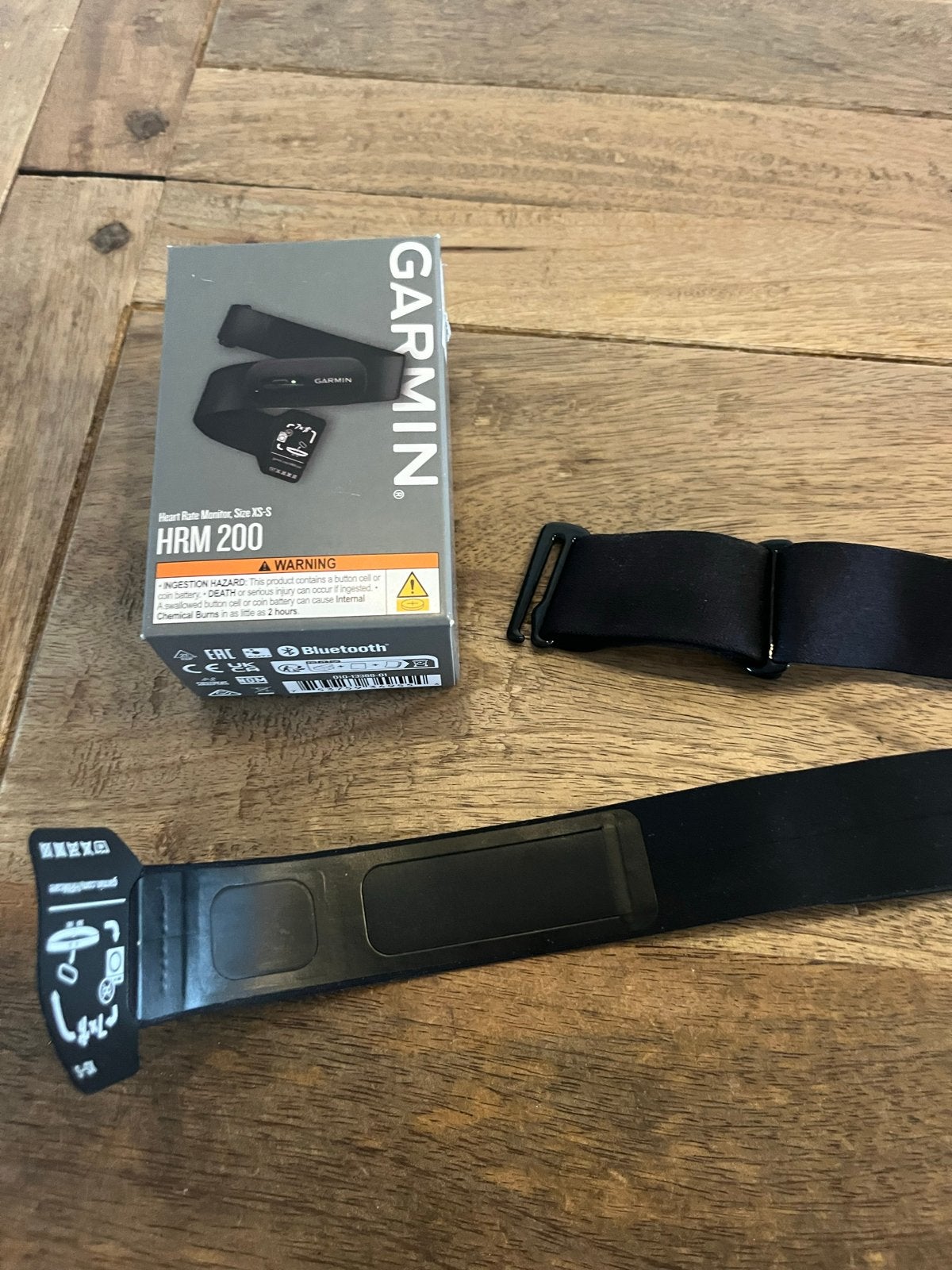 Garmin HRM 200 hartslagmeter XS-S - Nieuwstaat, Ophalen of Verzenden, Zo goed als nieuw, Garmin, Met borstriem