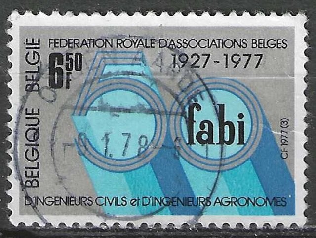 Belgie 1977 - Yvert 1836/OBP 1842 - Ingenieurs (ST), Verzenden, Gestempeld