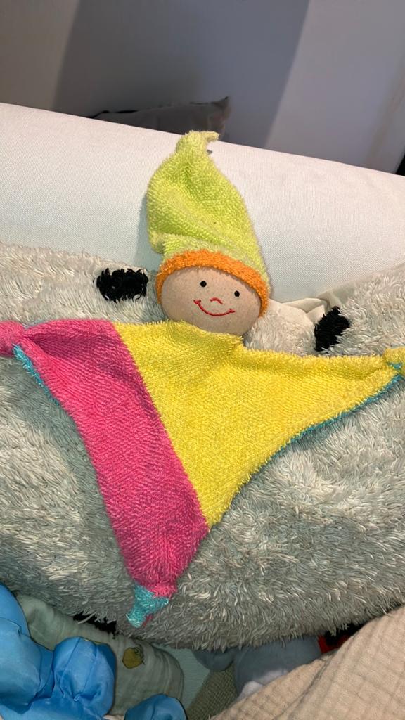 Zapf popje badstof, Kinderen en Baby's, Speelgoed | Knuffels en Pluche, Ophalen of Verzenden, Zo goed als nieuw, Overige typen