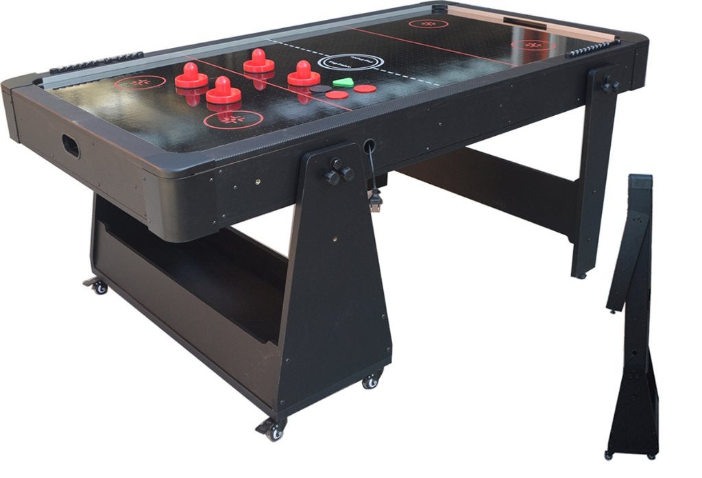 Airhockey TopTable Fast Track Easy Mobile Black-Gray 6,5ft, Ophalen of Verzenden, Nieuw, Keu of Ballen