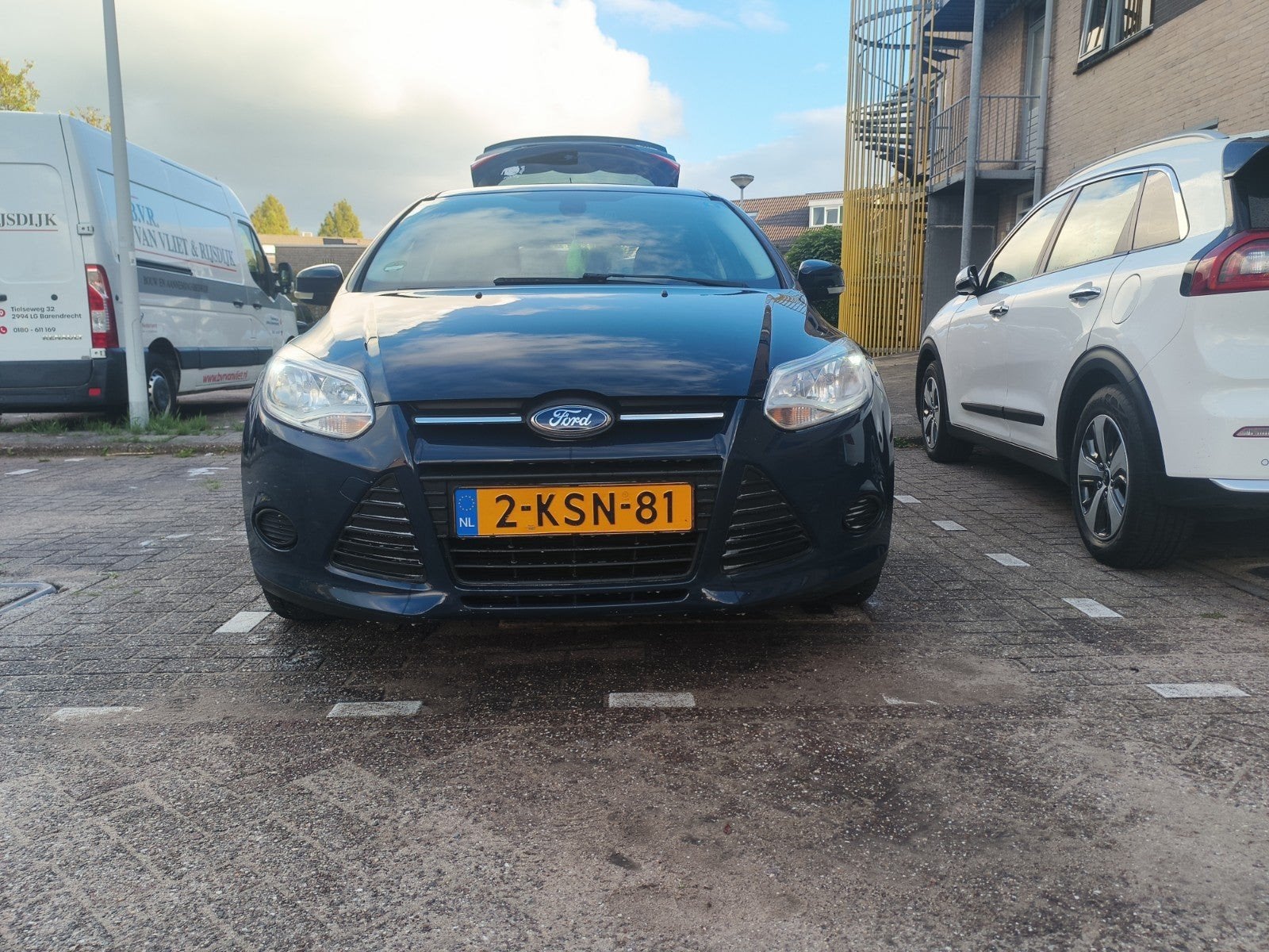 Ford Focus 1.6 Tdci 77KW Wagon 2013 Blauw, Auto's, 4 cilinders, Blauw, Origineel Nederlands, Stationwagon