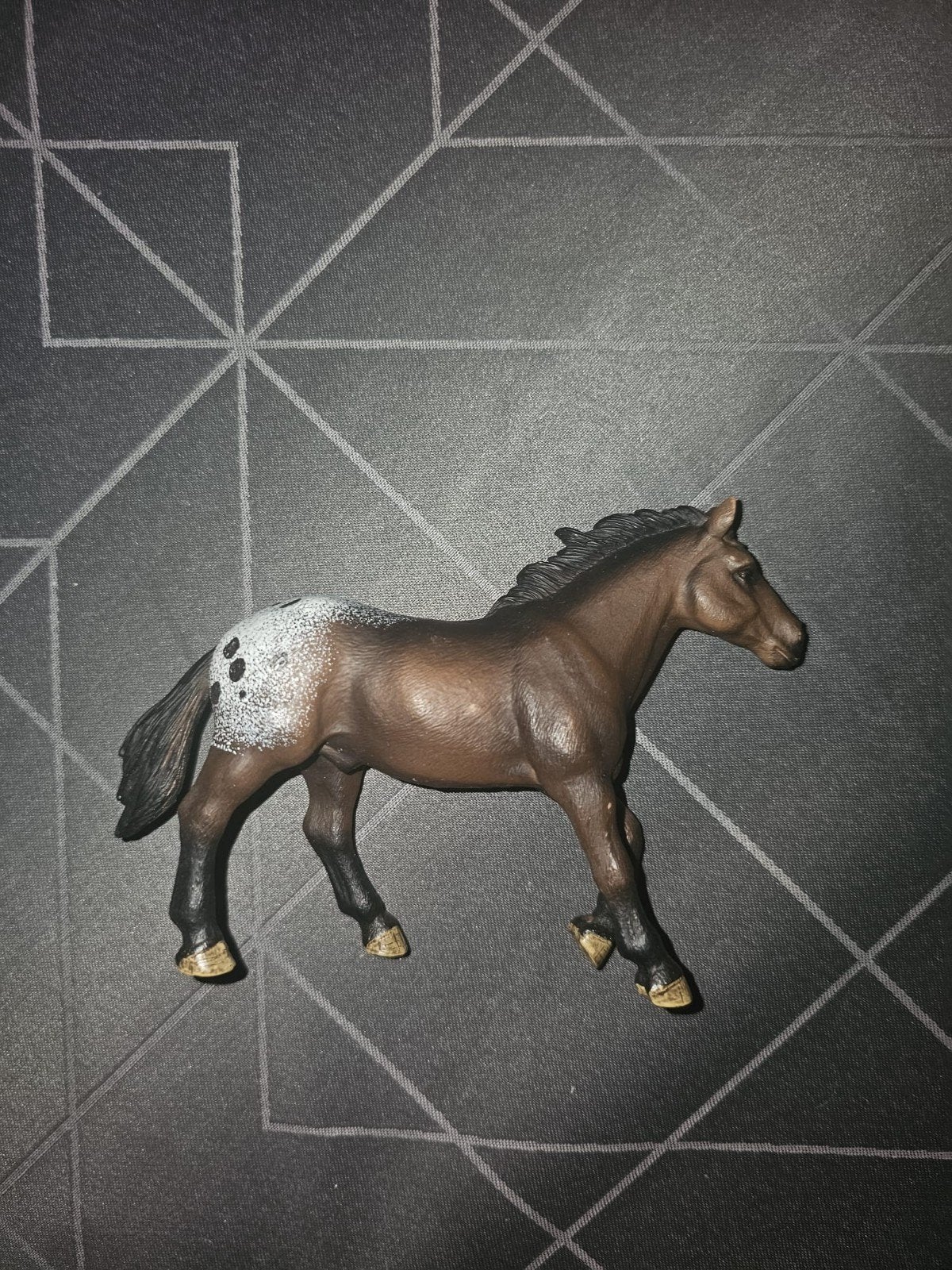 Schleich appaloosa hengst, Ophalen of Verzenden, Zo goed als nieuw, Paard, Beeldje of Figuurtje