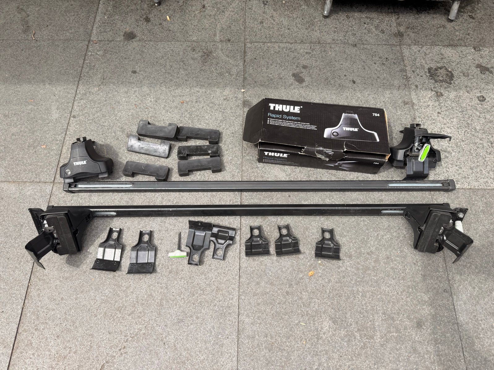 Thule Rapid System dakdragers 120 cm, Auto diversen, Dakdragers, Ophalen, Gebruikt