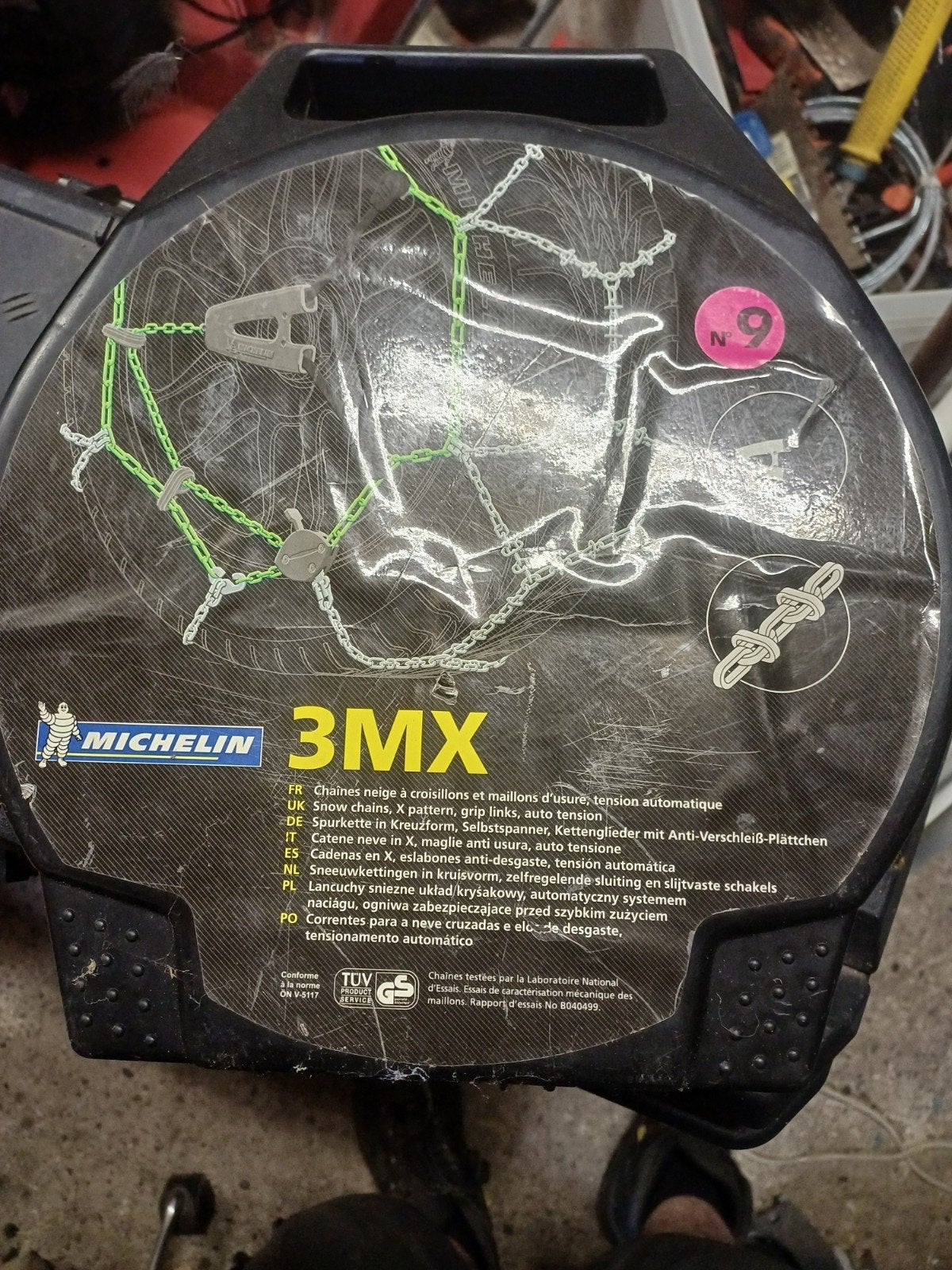 Michelin 3MX Sneeuwkettingen - Maat 9, Auto diversen, Sneeuwkettingen, Ophalen of Verzenden