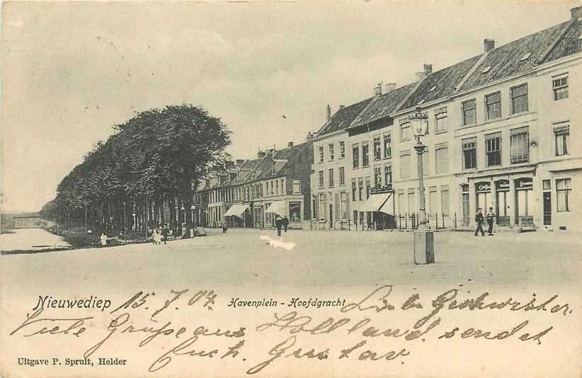 380-223-021 Nieuwediep Havenplein Hoofdgracht, Verzenden, Voor 1920, Noord-Holland