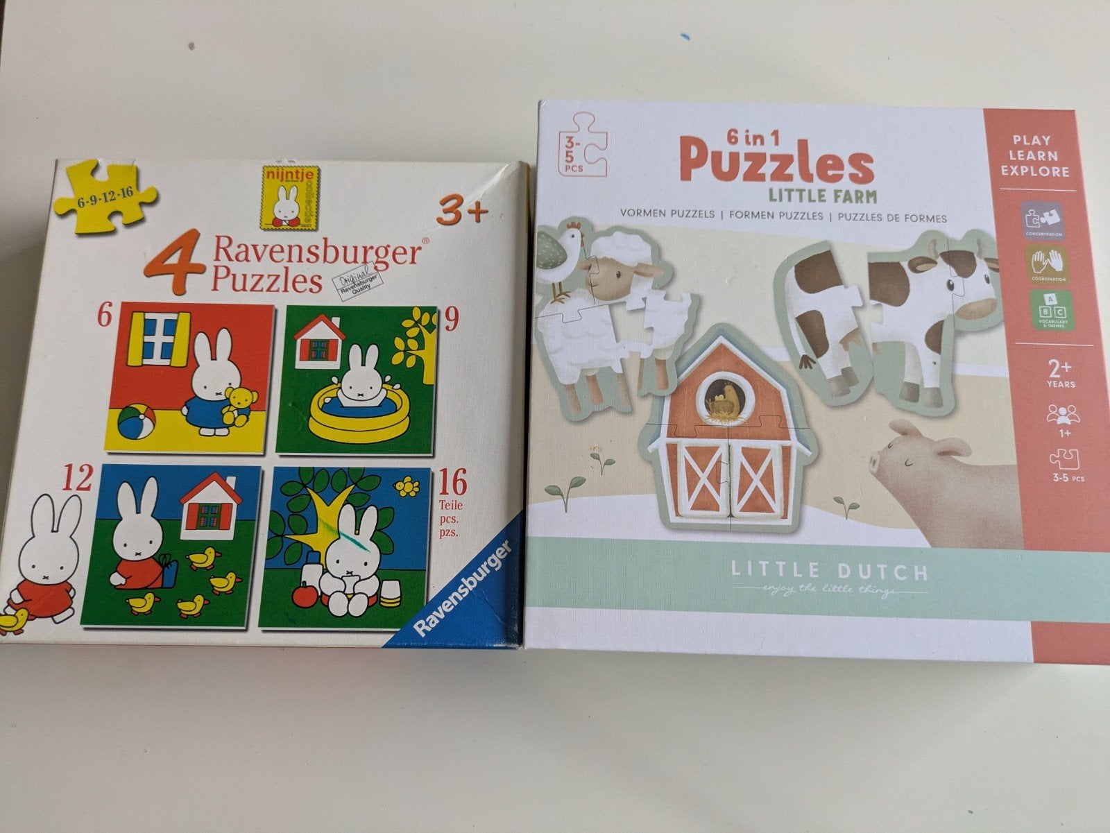 Ravensburger Nijntje en Little Dutch Little Farm Puzzels, Ophalen