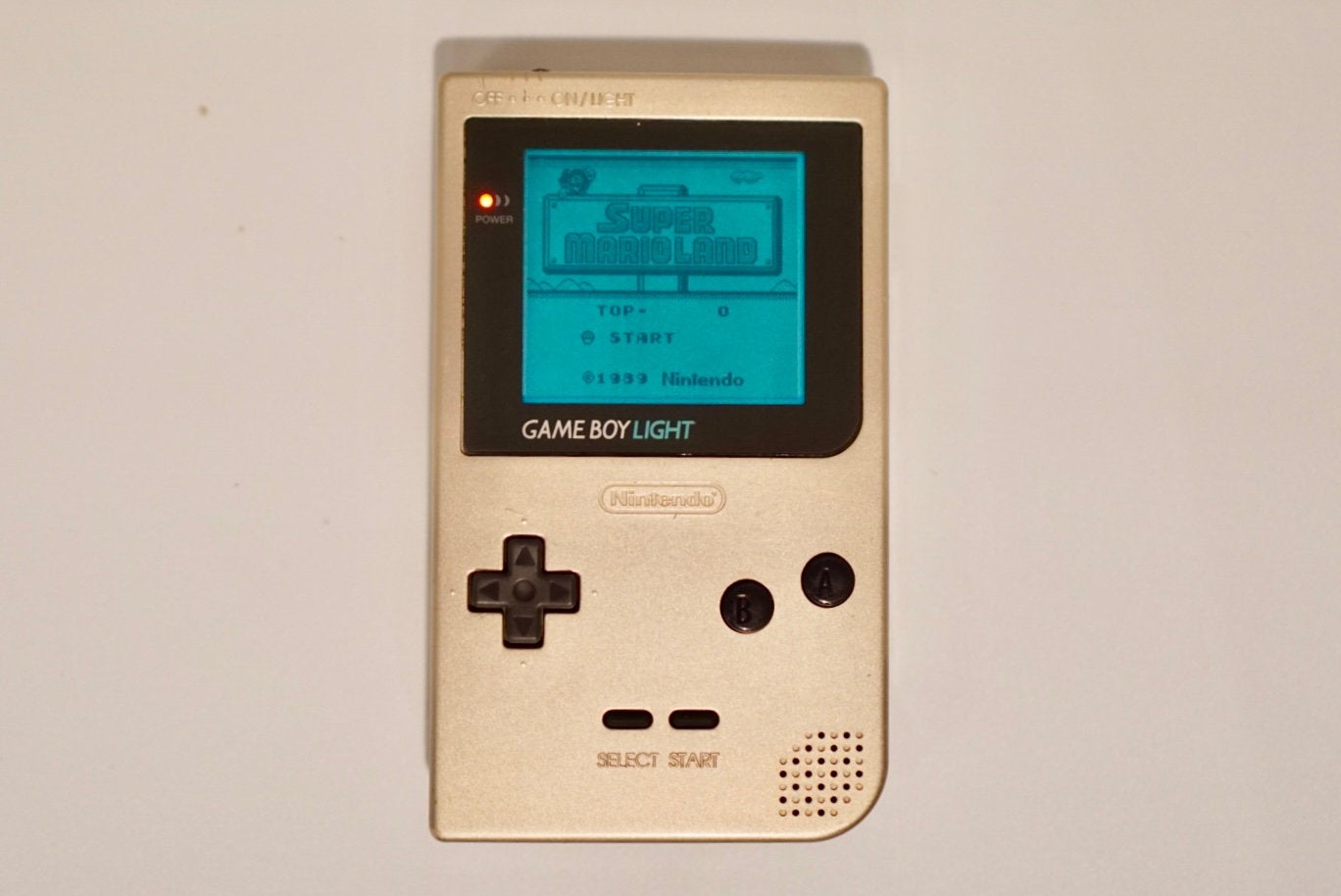 Nintendo Game Boy Light MGB-101 Goud - Japans, werkend, Ophalen of Verzenden, Gebruikt, Game Boy Color