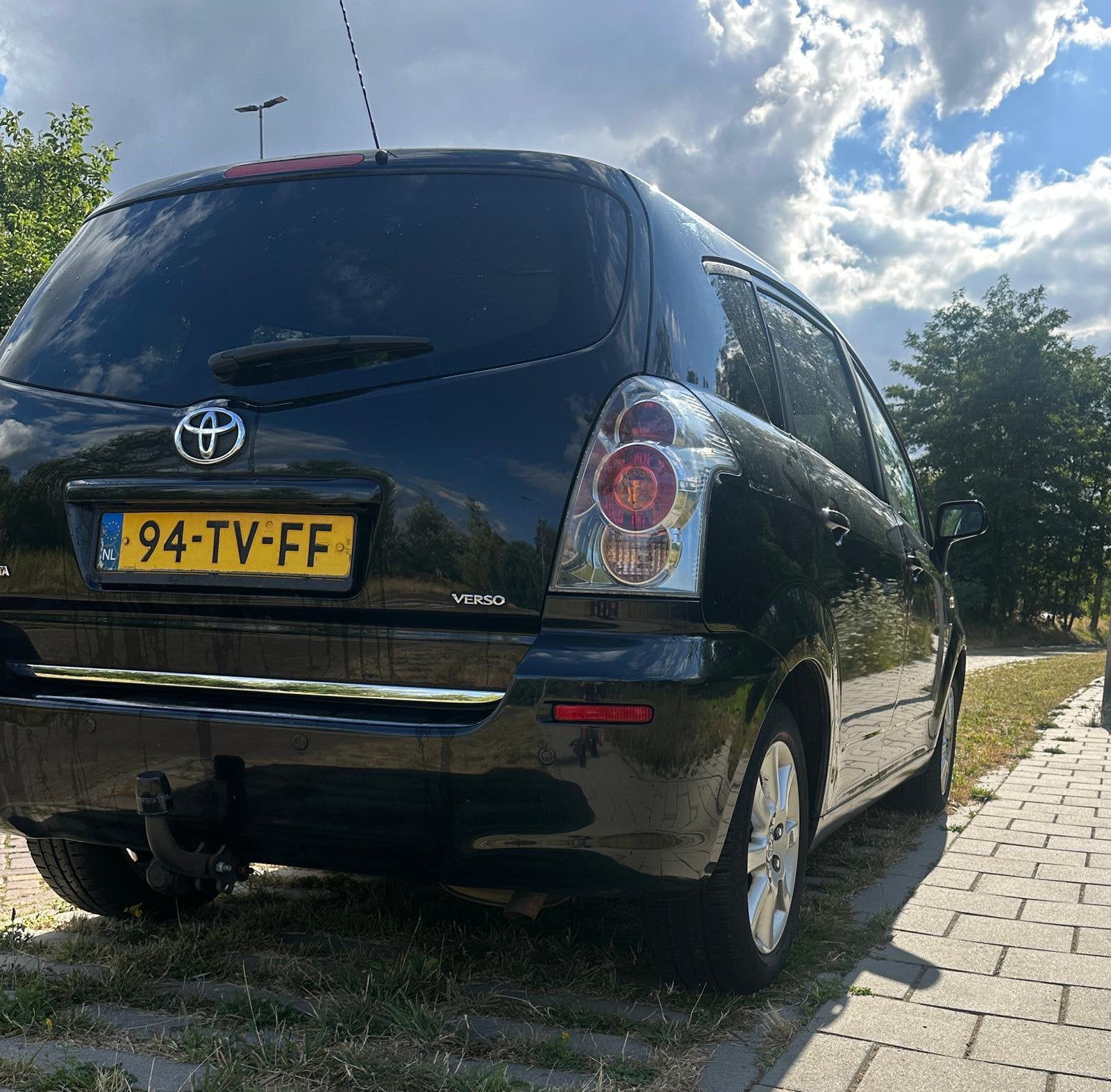 Toyota Corolla Verso VVT Dynamic.2007 nieuwe apk, Stof, 4 cilinders, Zwart, Handgeschakeld