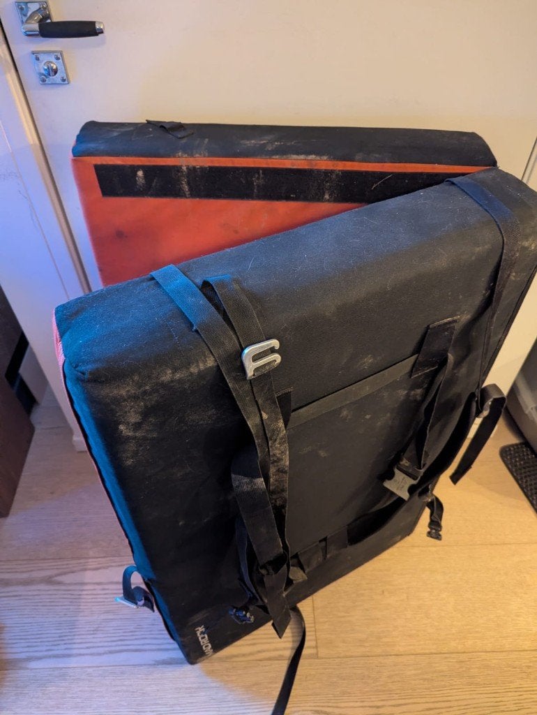 Crashpad huren, Ophalen, Gebruikt, Klimsport-accessoire