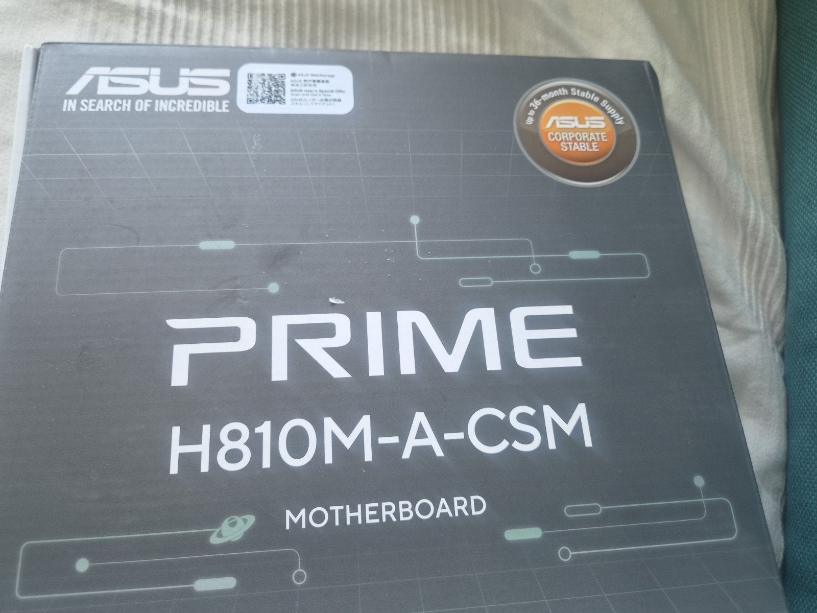 ASUS Prime H810M-A-CSM Moederbord, Computers en Software, Moederborden, Nieuw, Intel, DDR5, Ophalen of Verzenden