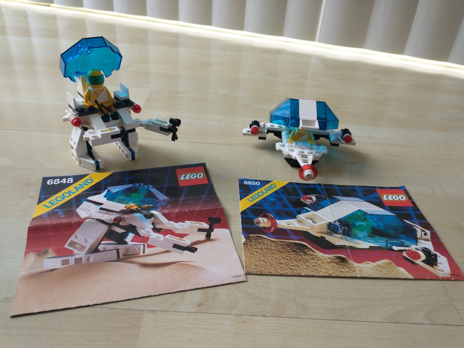 Lego Legoland Classic Space 6848 en 6850 met instructies, Kinderen en Baby's, Gebruikt, Inclusief instructies, Lego, Ophalen of Verzenden