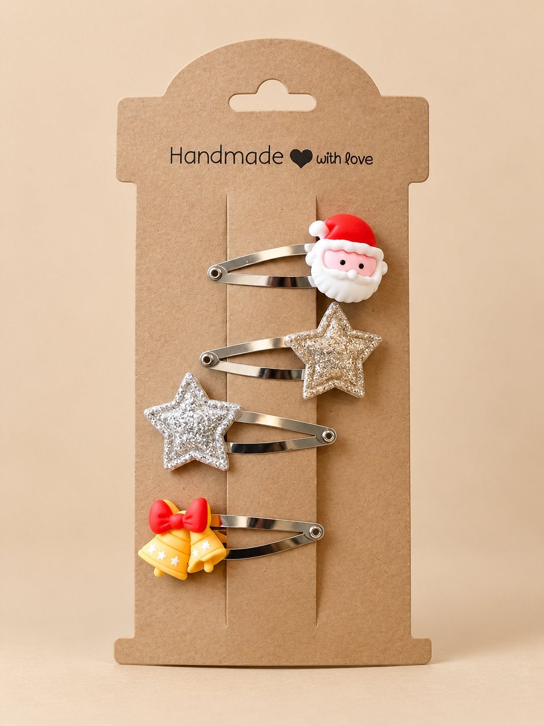 Nieuwe handgemaakte kerst haarspeldjes set, Verzenden, Nieuw