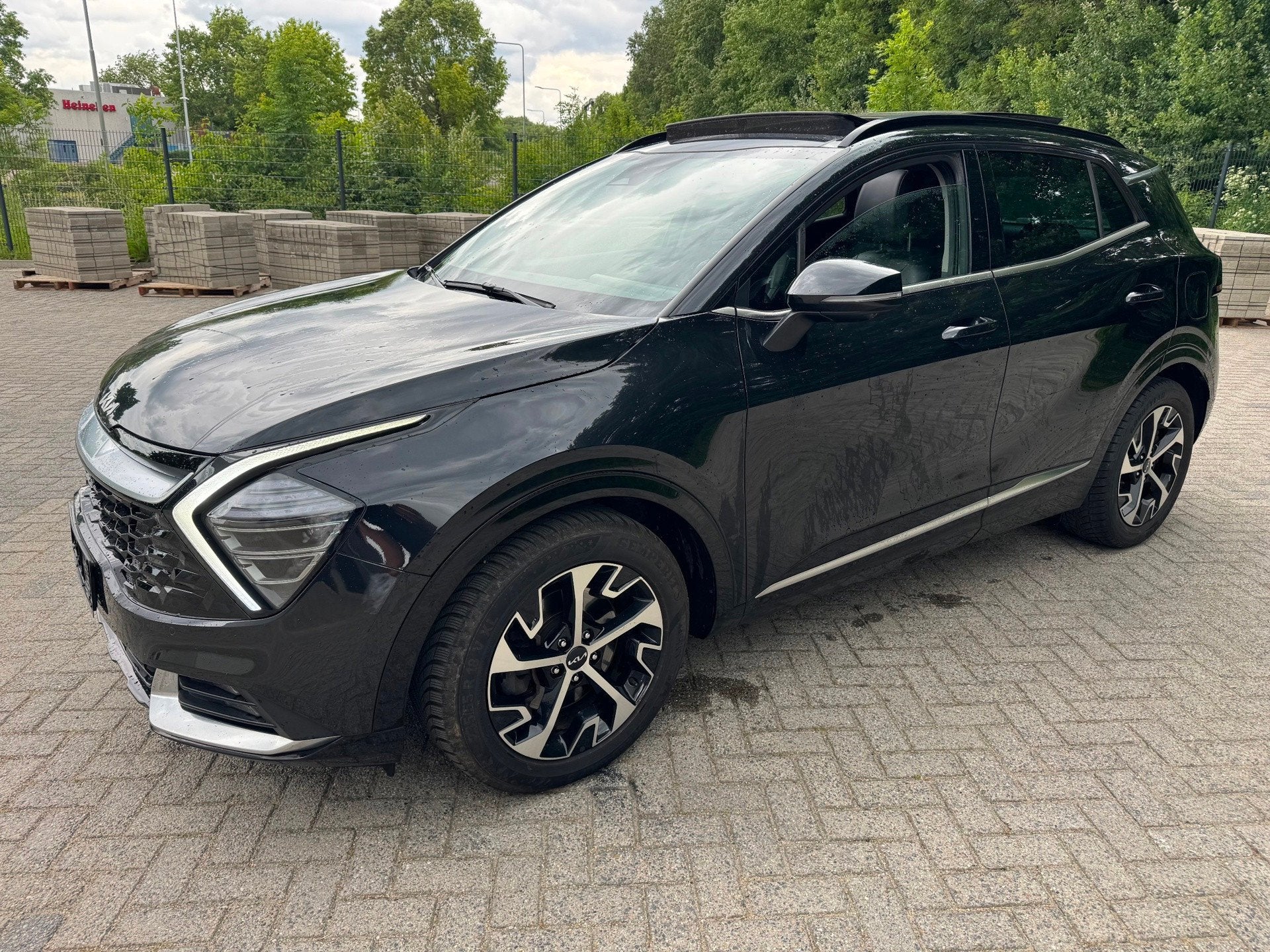 Kia Sportage 1.6 CRDI Black Edition MHEV Pace trekhaak DCT P, Auto's, Kia, Automaat, Gebruikt, Zwart, 4 cilinders