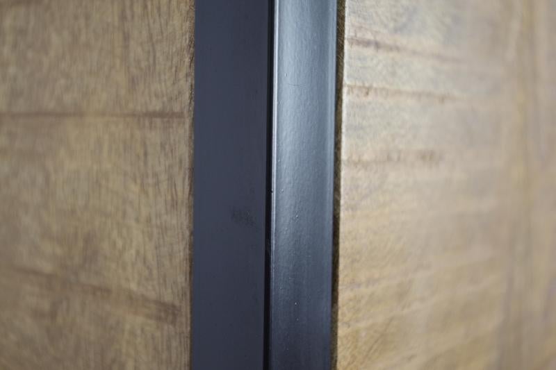 tv meubel 220 cm massief mangohout met metaal aanbieding, Huis en Inrichting, Kasten | Ladekasten, Overige houtsoorten, Nieuw