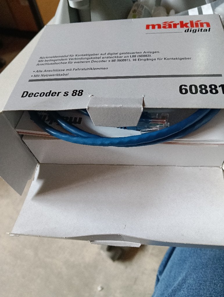 Märklin 60881 Decoder s 88, Wisselstroom, Overige typen, Ophalen of Verzenden, Zo goed als nieuw