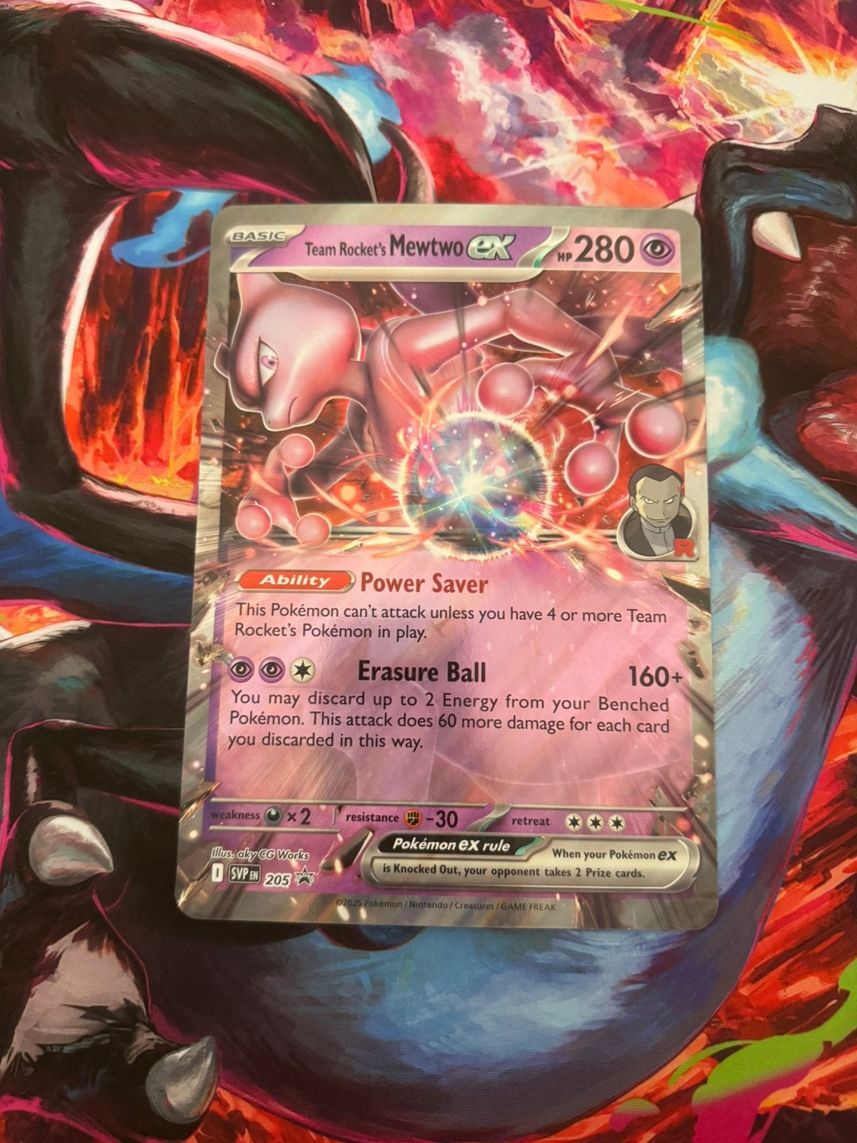 Pokémon kaarten Mewtwo EX #205 Jumbo Promo, Ophalen of Verzenden, Zo goed als nieuw